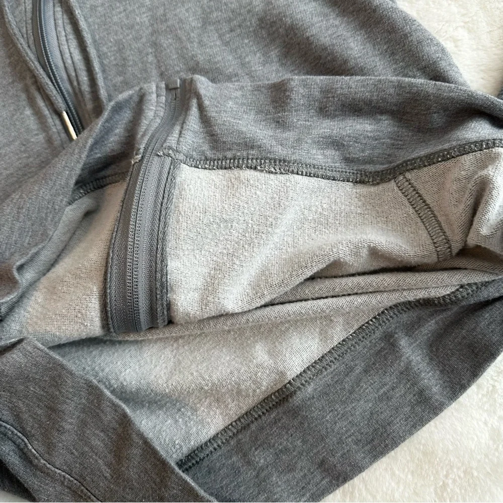 Earth Yoga Gray Zip Up Hoodie Women’s Size Small - Picture 6 of 7